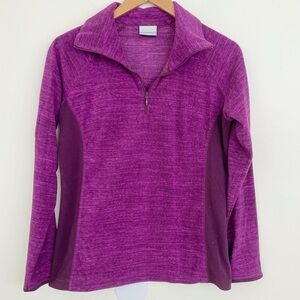 Columbia Glacial IV Half Zip Purple Violet M Medium